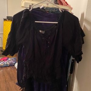 Peasant girl top